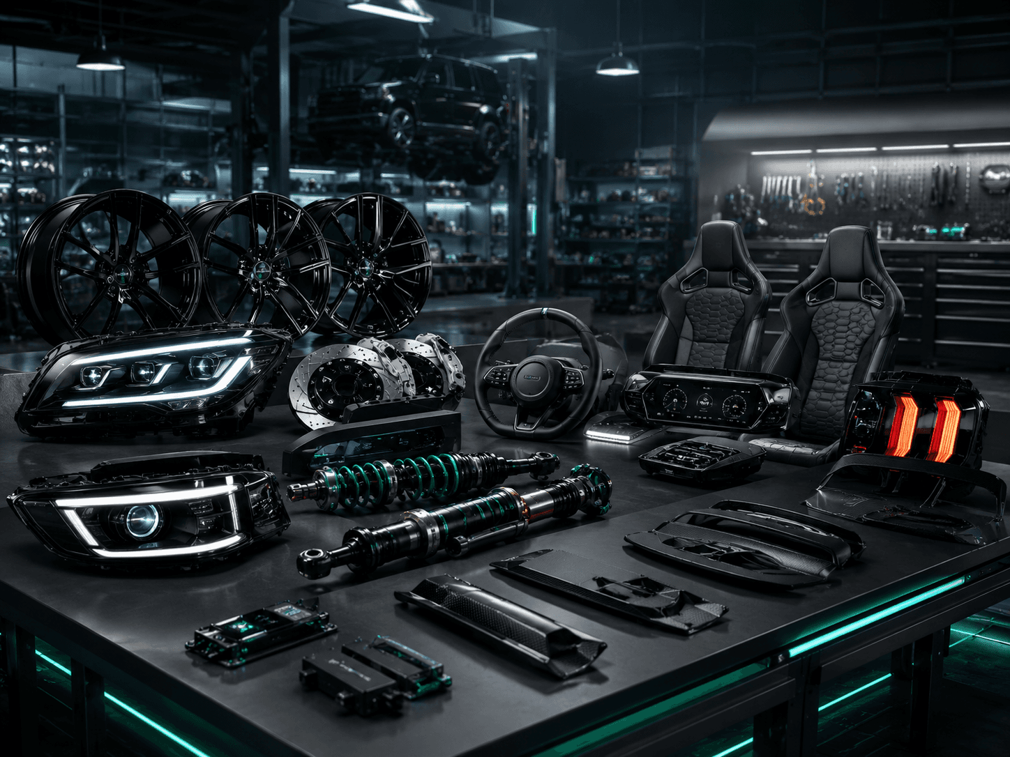 Automotive modification parts and aftermarket accessories